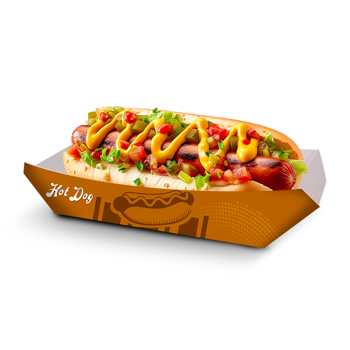 Plato para Hot Dog genérico