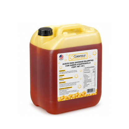 Aceite para Palomitas Sabor Mantequilla CORNFIELD – 20 L