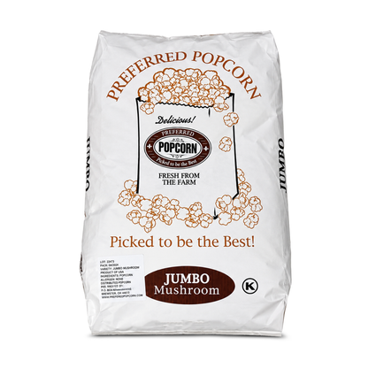 Maíz Palomero Mushroom Jumbo Preferred Popcorn – Bulto 20 kg